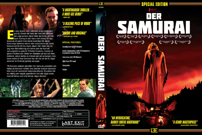 DER SAMURAI - DVD INLAY.indd