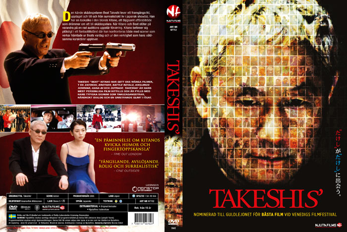 TAKESHIS - DVD INLAY.indd
